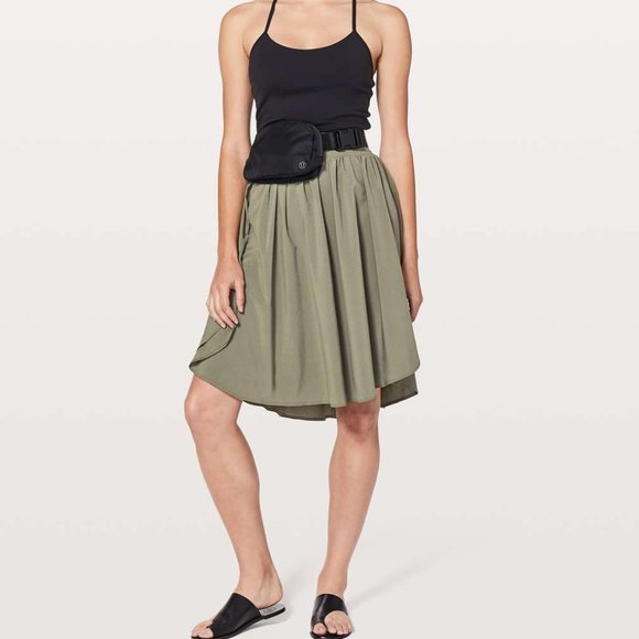 lululemon athletica Dresses & Skirts - LULULEMON The Everyday Skirt Green